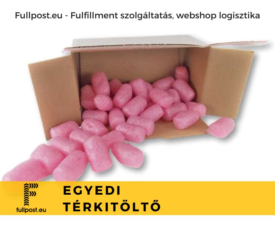 egyedi térkitöltő a fulfillment csomagokhoz