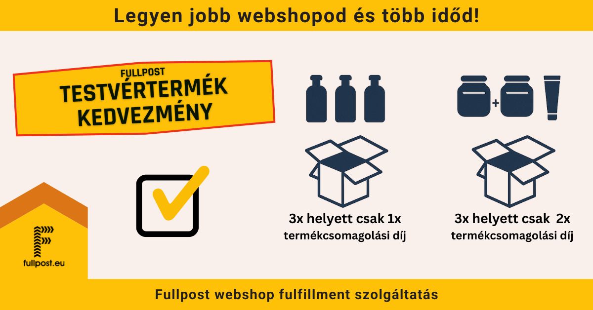 Fullpost testvértermék kedvezmény