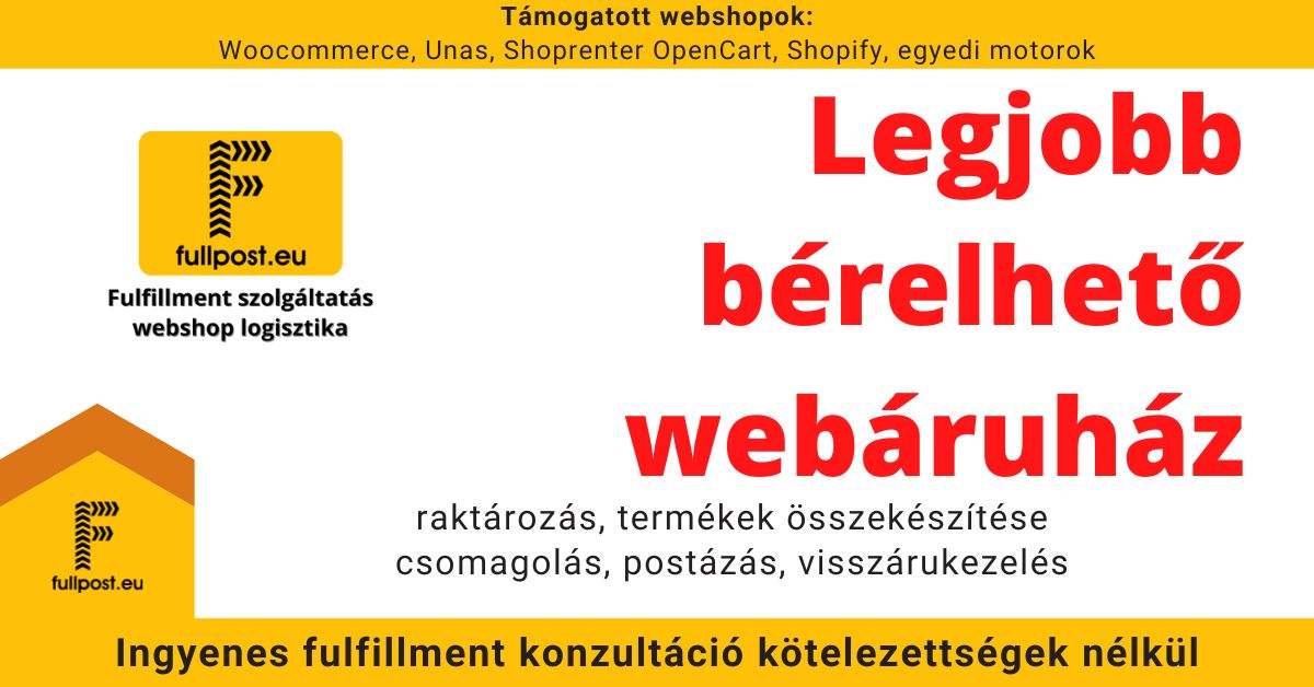 Legjobb bérelhető webáruház