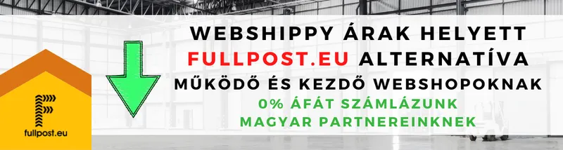 Webshippy árak helyett Fullpost